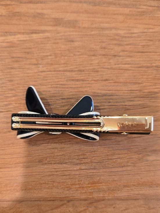 Chic Hair Clip/Barrette with Iconic Logo